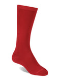 JC Castella Boys Red Plain Knee High Socks